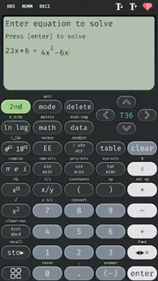 Scientific calculator 36 plus android App screenshot 3